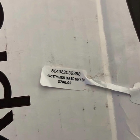 STUNNING GOLD & DIAMOND SIZE 6 RING. PROMISE RING - Picture 4 of 4